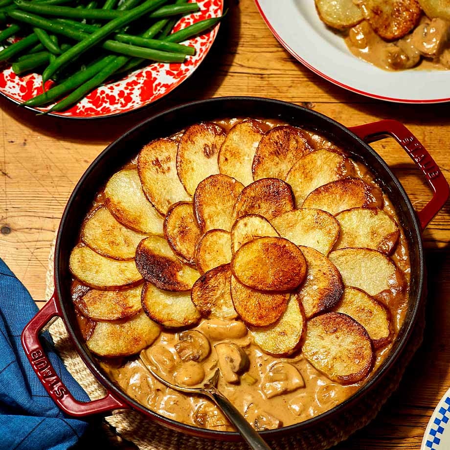 Creamy Leek, Butter Bean & Mushroom Hot Pot